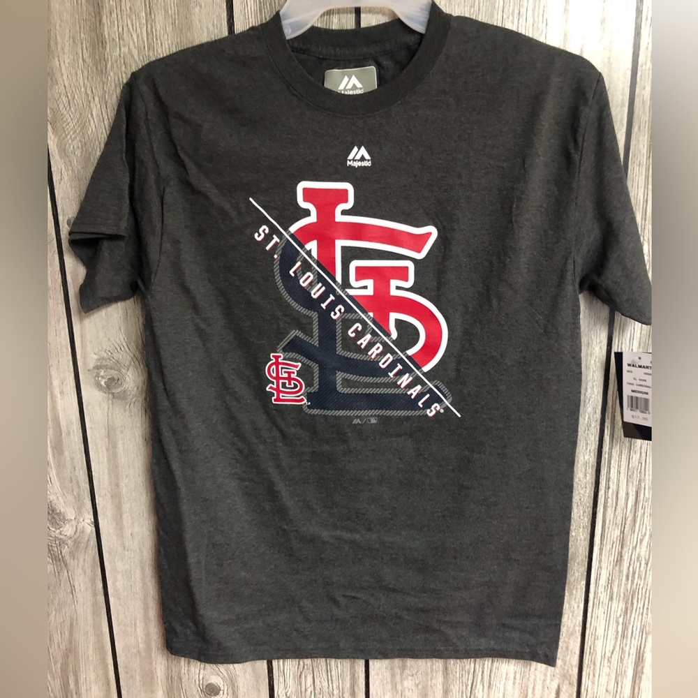 MLB St Louis Cardinals Majestic Short Sleeve Shirt